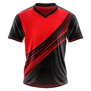 —Pngtree—red black t shirt sport_15063636 Red and Black Jersey